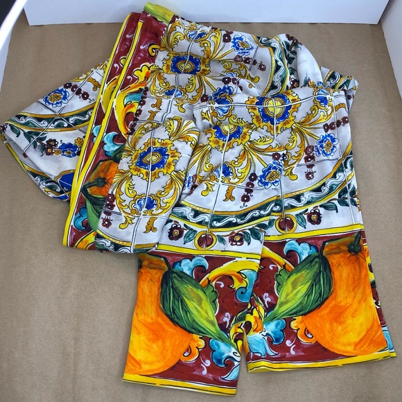 Dolce & Gabbana Silk Trousers - Picture 3 of 14